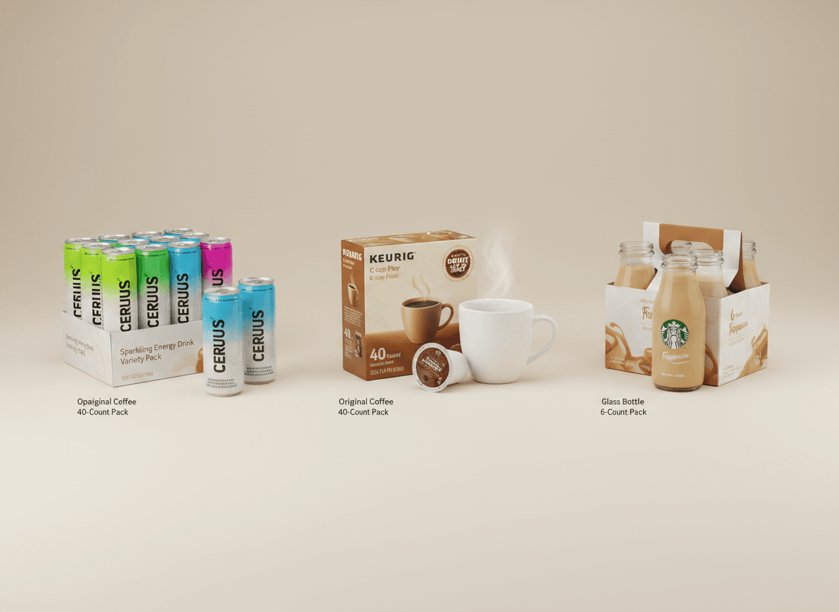 Coffee & Energy Drinks Bulk Pack