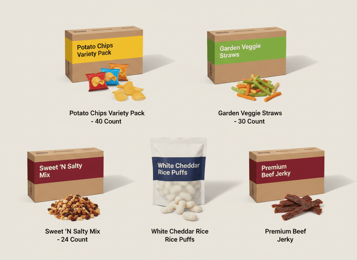 Savory Snack & Lunchbox Variety Sets