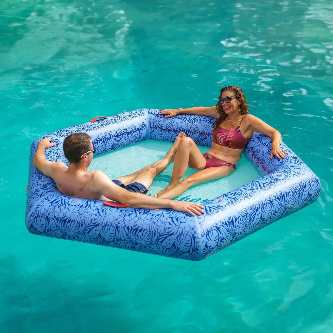 Tommy Bahama 8' Hexagonal Inflatable Water Hammock